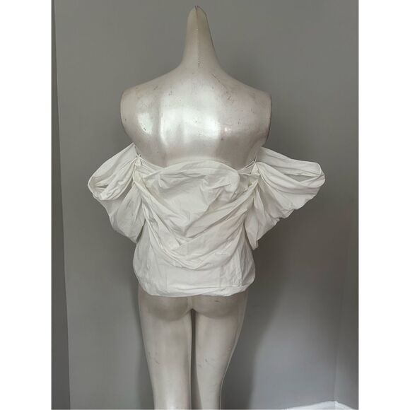 Rosie Assoulin White Blouse - Picture 6 of 9